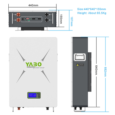 células prismáticas del fosfato del hierro del litio de Powerwall de la batería de 150Ah 230Ah 48V 72V Lifepo4