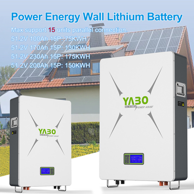 células prismáticas del fosfato del hierro del litio de Powerwall de la batería de 150Ah 230Ah 48V 72V Lifepo4