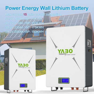 Batería solar Lifepo4 Powerwall 5kwh 10kwh Transporte portátil 48v 200ah