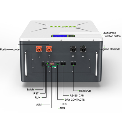 10kwh 51.2 V 200ah Lifepo4 Paquete de batería de litio 48v Powerwall Diy