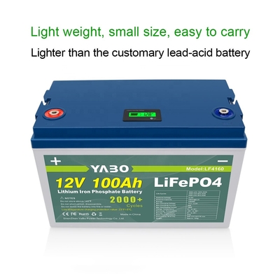 control solar 12V de la energía BMS de la batería Lifepo4 del hierro del litio de 12v 100ah 12V