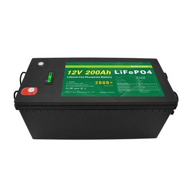 Paquete de baterías de fosfato de hierro y litio lifepo4 12v 200ah para UPS solar