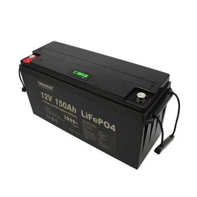 batería de fosfato de hierro y litio 150ah lifepo4 celdas 12v Pantalla LED