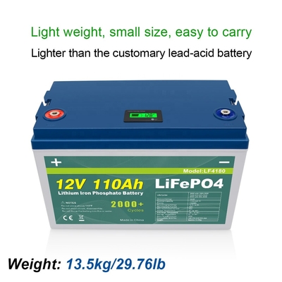 ciclo profundo de la batería del carro de golf de 12v 110Ah Lifepo4