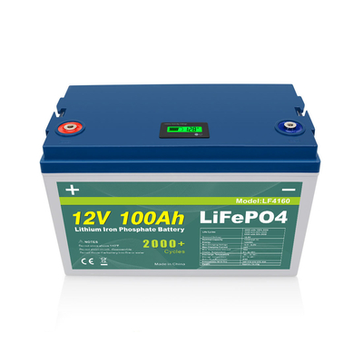Productos de venta caliente personalizados de fábrica Batería de iones de litio Lifepo4 barata 100ah 12v