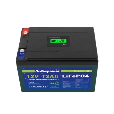 La fábrica caliente de la venta modificó la batería actual 6A Lifepo4 para requisitos particulares de la descarga de 12v 12Ah con capacidad prominente