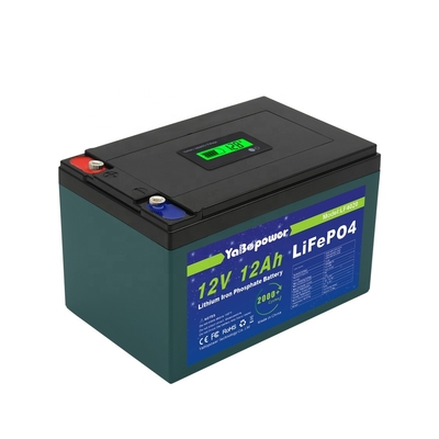 La fábrica caliente de la venta modificó la batería actual 6A Lifepo4 para requisitos particulares de la descarga de 12v 12Ah con capacidad prominente