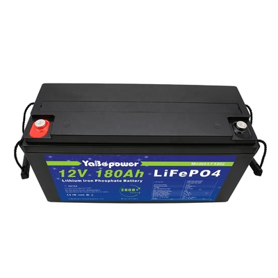 Certificación de alto nivel y calidad garantizada Batería de iones de litio Lifepo4 12v180Ah para sistema híbrido