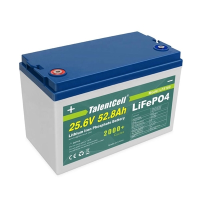 batería solar profunda del ciclo de 25.6v 52ah 50ah 24v Lifepo4 3000 ciclos