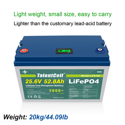 ciclo profundo de la batería de 24v 60ah 70ah 80ah 24v 50ah Lifepo4