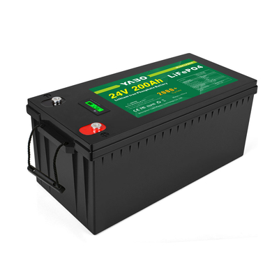 Larga vida recargable de la batería de la ión de litio 24v 200ah rv Lifepo4
