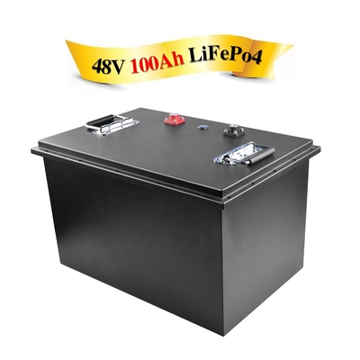 48v 51.2V 100AH ​​impermeable Lifepo4 batería eléctrica bicicleta de iones de litio solar