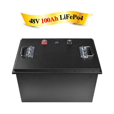 48v 51.2V 100AH ​​impermeable Lifepo4 batería eléctrica bicicleta de iones de litio solar
