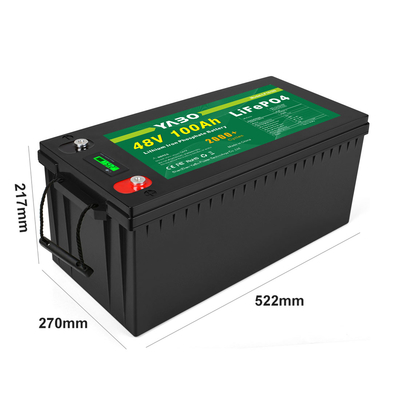 prenda impermeable solar de la alta capacidad del banco de batería de 51.2v 100ah 48v Lifepo4