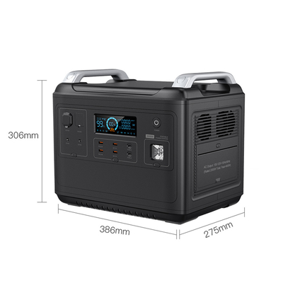 La central eléctrica portátil LiFePO4 para el refrigerador del aire acondicionado hogar 2000w Lifepo4 sube el generador solar