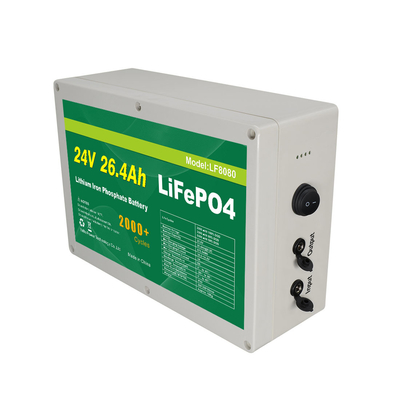 ciclo profundo de la batería de 26.4Ah 25.6v Lifepo4 para la ión de litio de UPS del panel solar