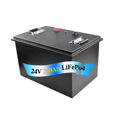 Sistemas de almacenamiento de energía solar de las células de la batería 24v 200ah de la prenda impermeable Lifepo4 IP67