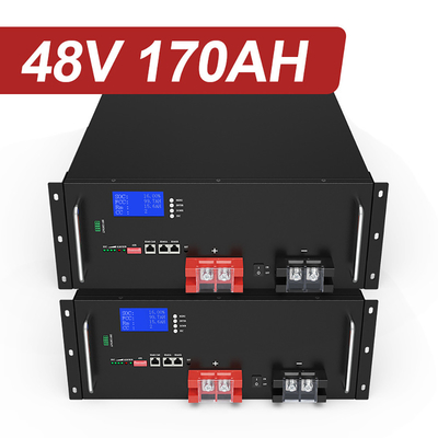 Paquete de batería de ciclo profundo de alta calidad personalizado 3,2 V 16S1P 170Ah almacenamiento de energía 48V LiFePO4 batería de litio