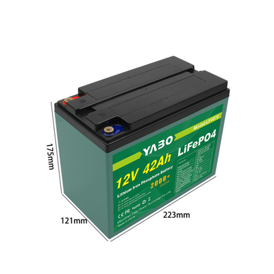 Batería de la cubierta plástica 12V 42Ah Lifepo4 con 32700 6Ah la configuración de las células 4S4P