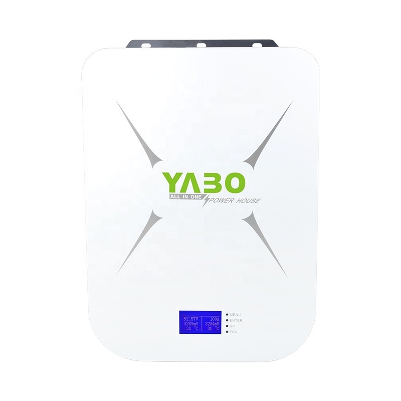 Home Batería Lifepo4 Powerwall 5kw-48v Li Ion 100ah Red híbrida de almacenamiento de energía solar