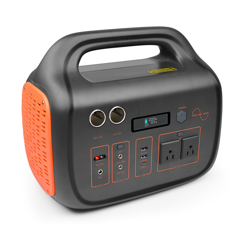 Central eléctrica portátil de carga rápida para computadoras portátiles de teléfonos celulares 200V 110V 1000W 24V 42Ah