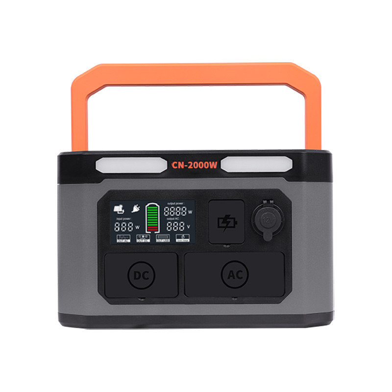 Central eléctrica portátil del litio de la batería para el cargador inalámbrico del refrigerador TV 2000Wh
