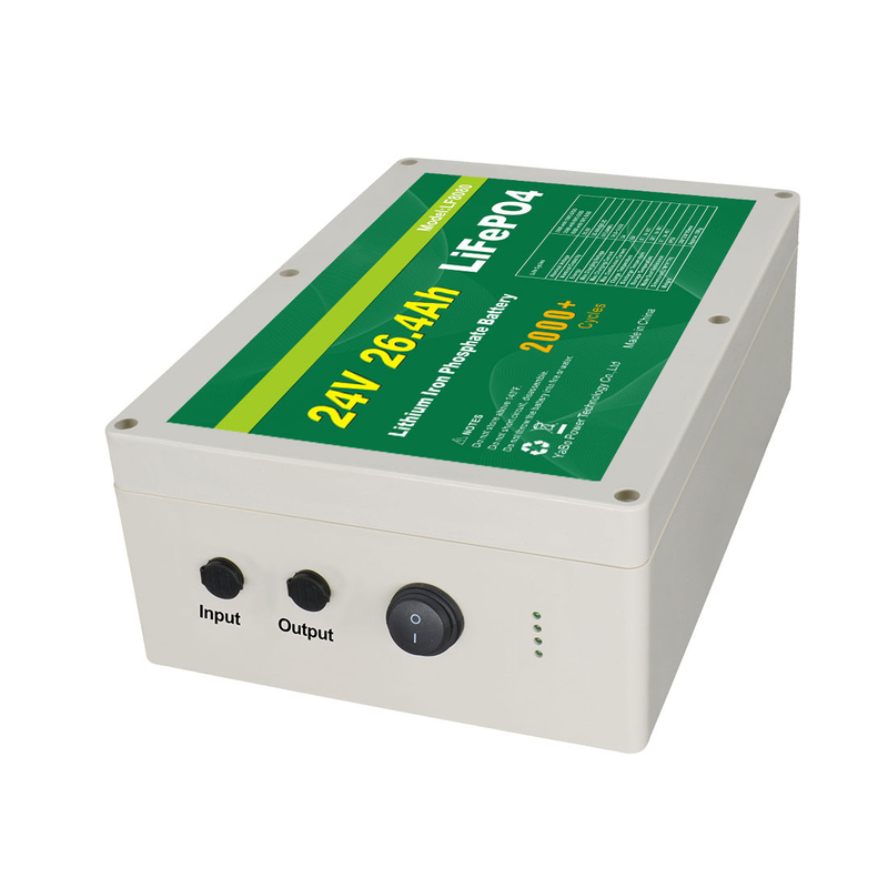 ciclo profundo de la batería de 26.4Ah 25.6v Lifepo4 para la ión de litio de UPS del panel solar