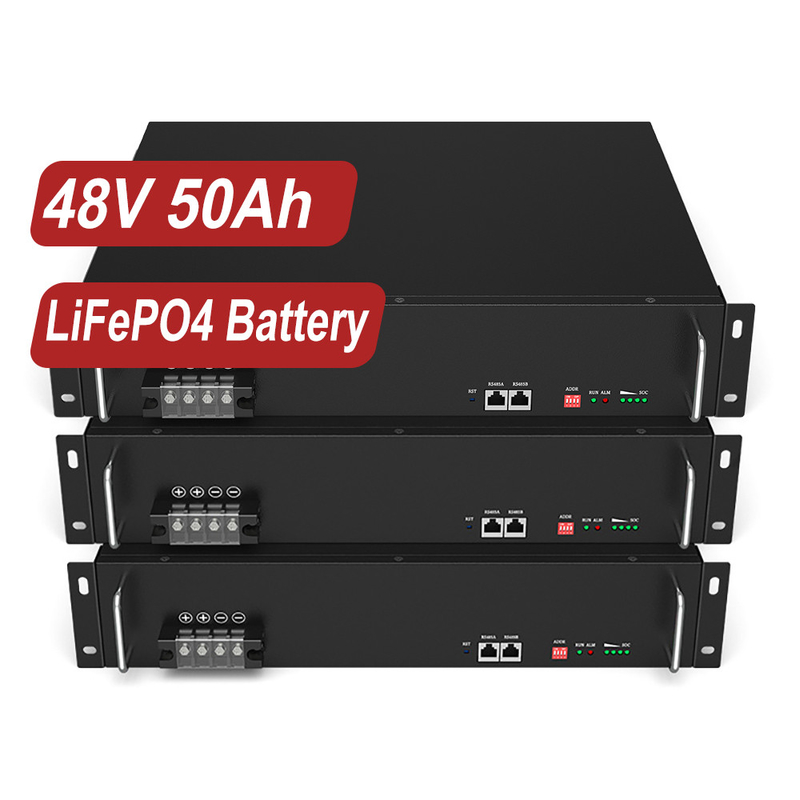 Batería de ión de litio de alta energía 48V 50Ah 100Ah LiFePO4 para los sistemas de almacenamiento de energía solar
